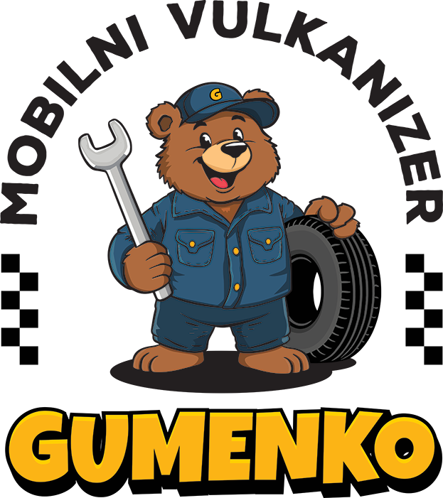 Gumenko maskota – iskusan vulkanizer iz Novog Sada sa ključem i gumom